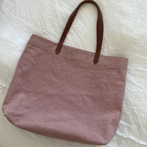 Madewell canvas tote - Blush pink